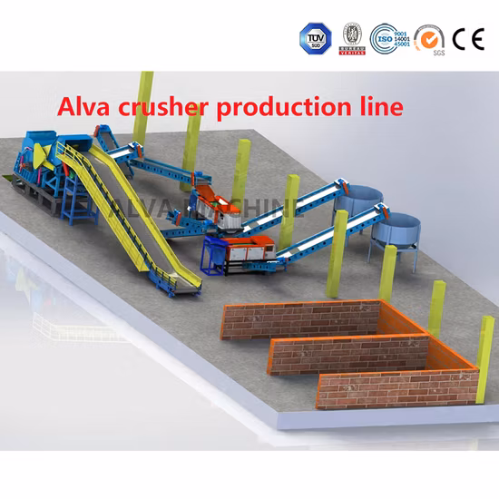 Китайская молотковая дробилка Alva Machine хорошего качества с фильтром, автоматическая дробилка для велосипедов и мотоциклов, дробильная машина для кузова мотоцикла